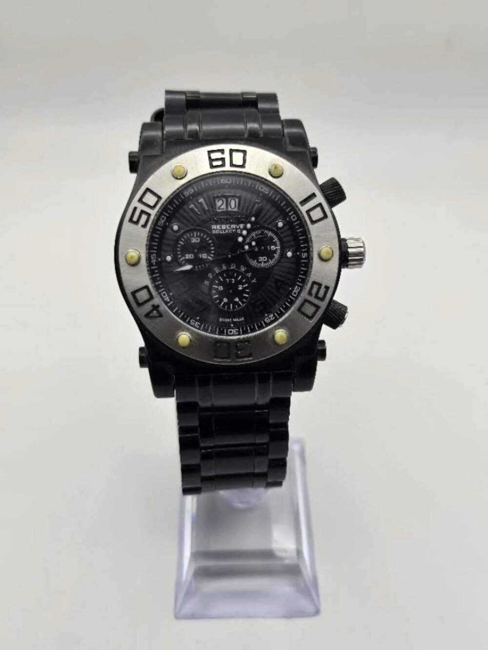 Invicta Reserve Speedway Chronograph Men's Watch 4611 45mm Swiss Made